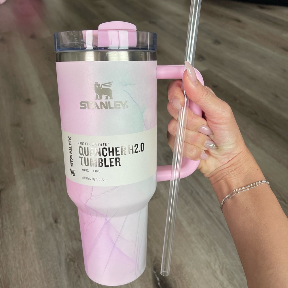Stanley Pastel Pink Quencher Tumbler